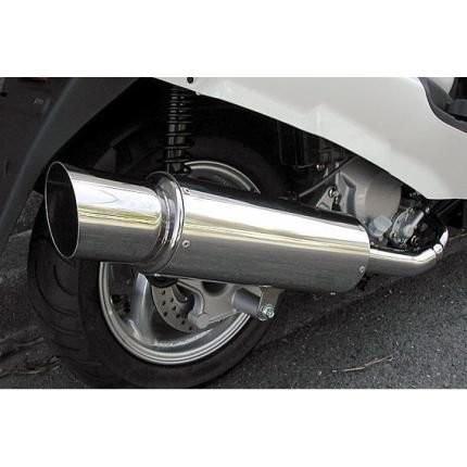 SYM RV125JP 社外マフラー、ステップカバーのセット