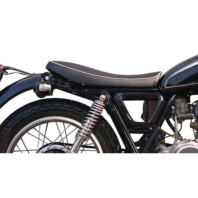ショートダブルシートA パイピング K＆H（ケイアンドエイチ） SR400 