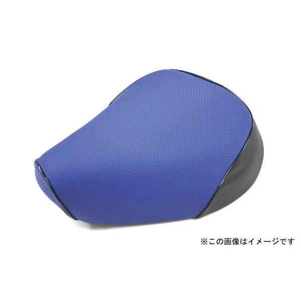 シグナスX（SE12J）国内仕様 被せタイプ 国産シートカバー エンボスブルー/黒パイピング GRONDEMENT（グロンドマン）