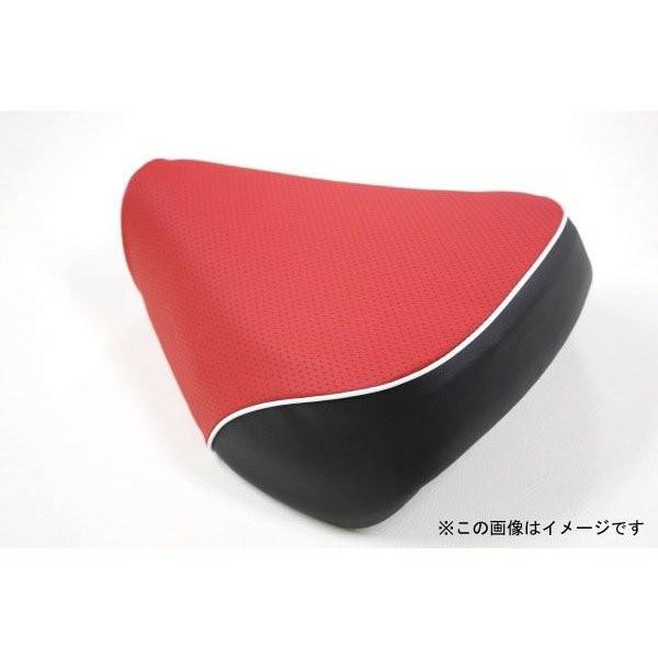 シグナスX（SE12J）国内仕様 被せタイプ 国産シートカバー エンボスレッド/白パイピング GRONDEMENT（グロンドマン）_1