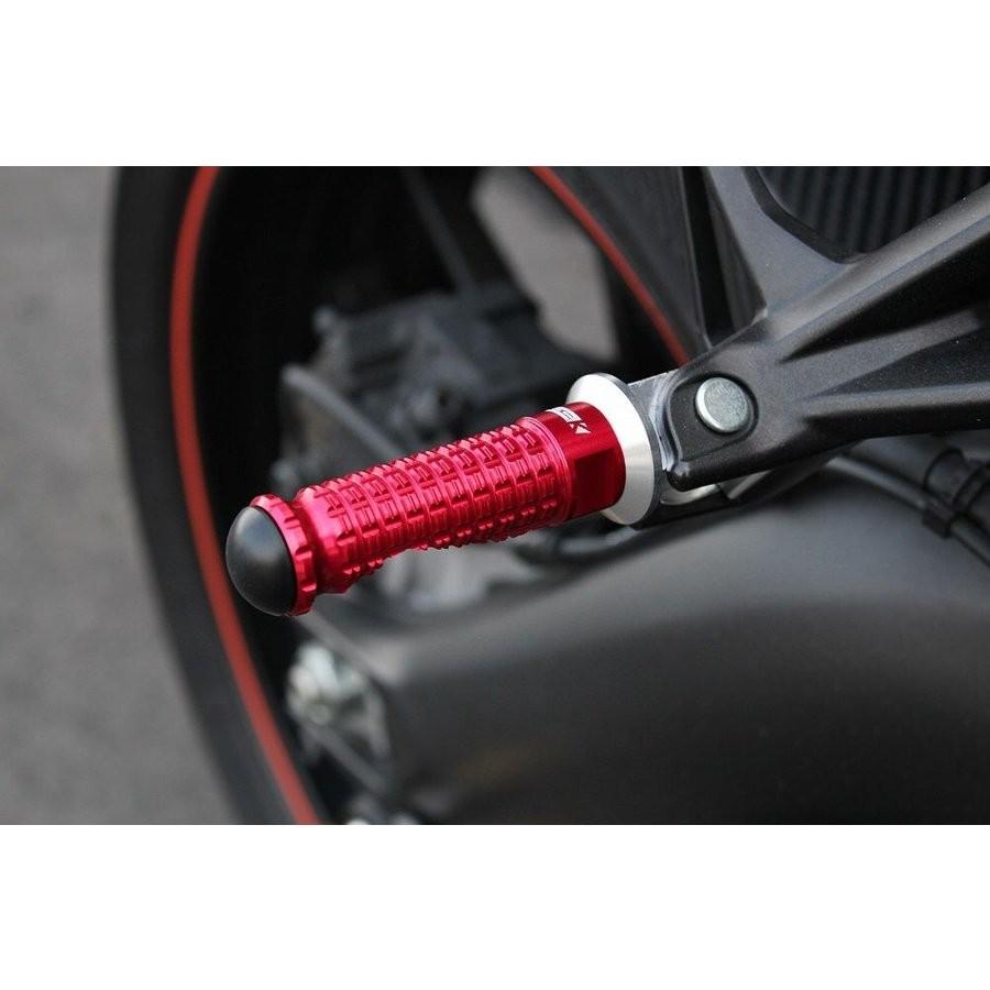 アルミ削り出しタンデムステップ スタンダードタイプ（取付部 シルバー