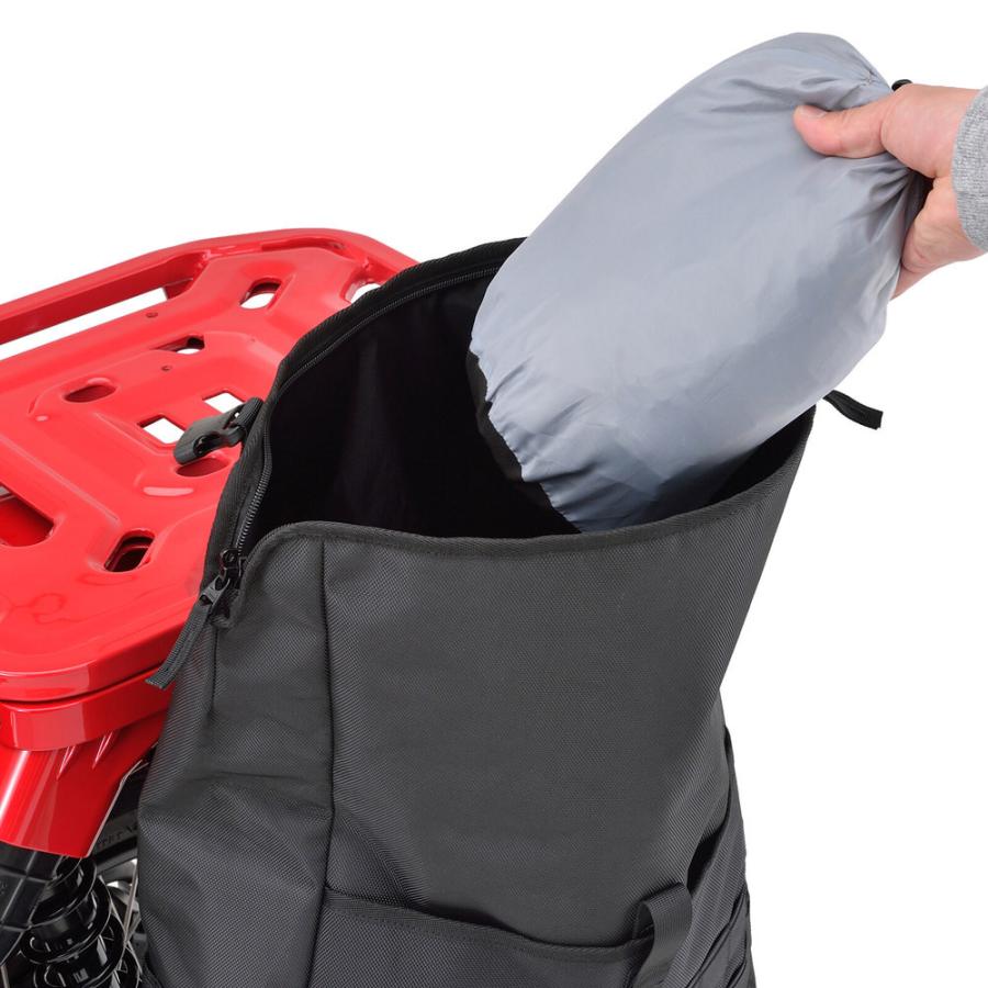 DAYTONA（デイトナ） DHS-20 サイドバッグ 10L ブラック 防水 サドル 