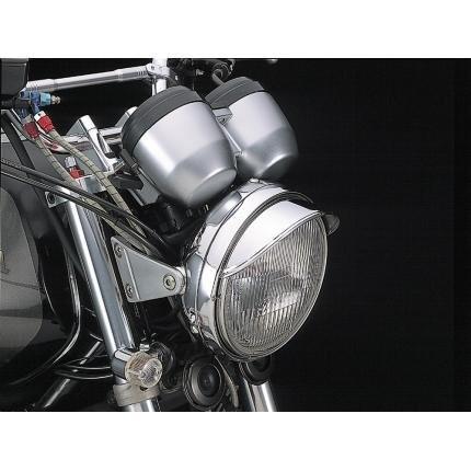 SR400/500 ノーマルヘッドライト用バイザー HURRICANE