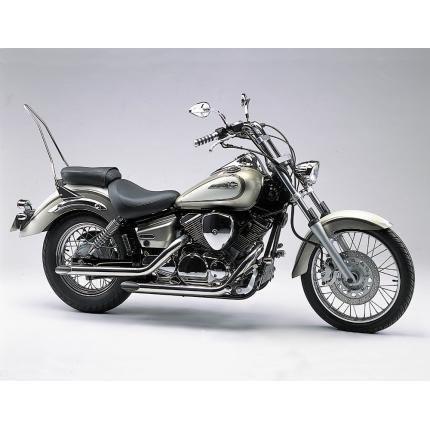 ドラッグスター250（〜07年 5KR） ドラッグマフラー スラッシュカットTYPE1 ステンレス製 HURRICANE（ハリケーン）