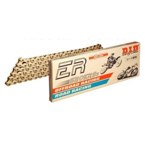 ERS3シリーズ 520ERS3-118L ZJ（カシメ） ノンシールチェーン ゴールド色 DID（ダイドー）