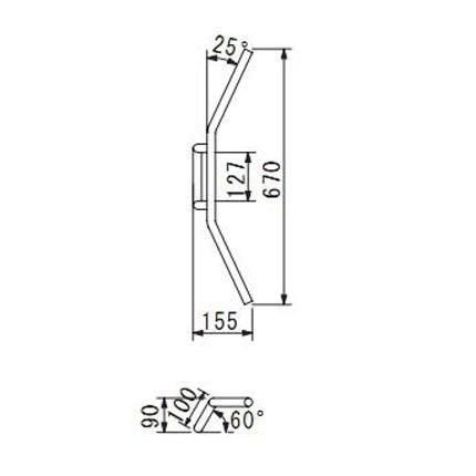100Z型ハンドル φ7/8インチ ドラッグスター250（DRAGSTAR） HURRICANE