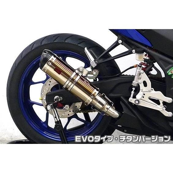 YZF-R25（JBK-RG10J） TTRタイプスリップオンマフラー EVOタイプ チタンバージョン ヒートガード・ポリッシュ仕上 ASAKURA（浅倉商事）
