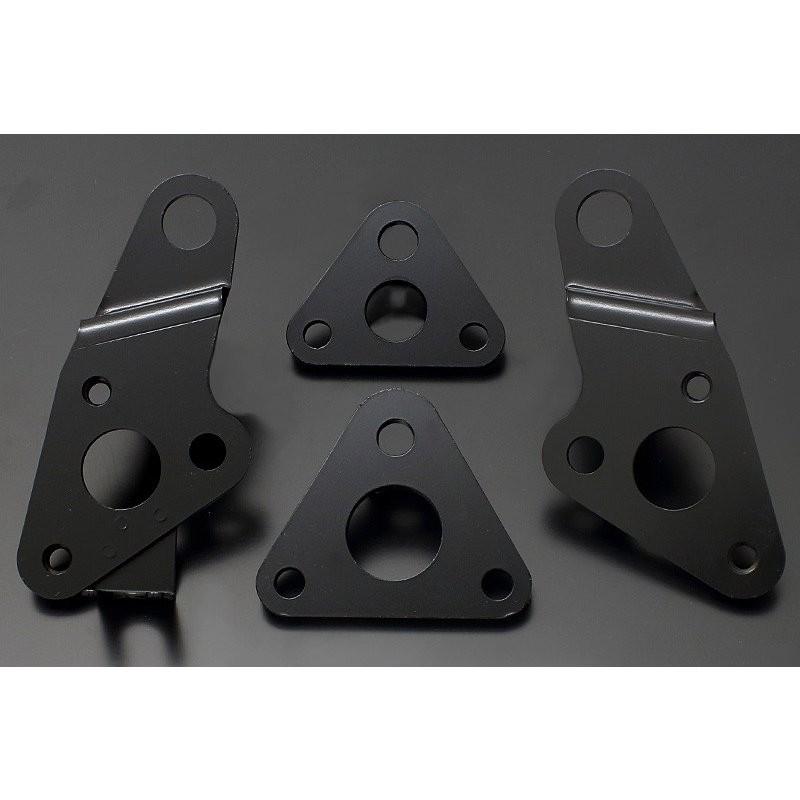 Z1000 77〜80年 Z/KZスチールエンジンマウントプレートセット PMC（ピーエムシー）