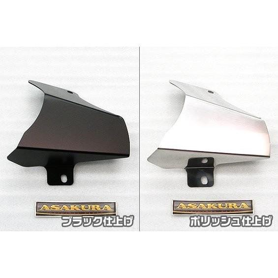 YZF-R3（EBL-RH07J） TTRタイプスリップオンマフラー GP印字機 金属元素変わり種 ヒートガード・ポリッシュ仕上 ASAKURA（浅倉商事）