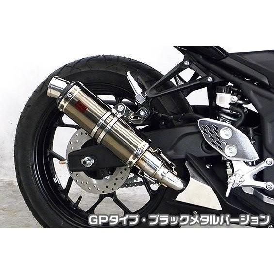 MT-25（JBK-RG10J） TTRタイプスリップオンマフラー GPタイプ ブラックメタルバージョン ヒートガード・ブラック仕上 ASAKURA（浅倉商事）