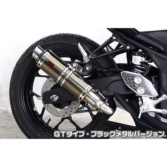 MT-25（JBK-RG10J） TTRタイプスリップオンマフラー GTタイプ ブラックメタルバージョン ヒートガード・ブラック仕上 ASAKURA（浅倉商事）