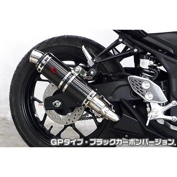 MT-25（JBK-RG10J） TTRタイプスリップオンマフラー GPタイプ ブラックカーボンバージョン ヒートガード・ポリッシュ仕上 ASAKURA（浅倉商事）