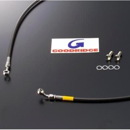 モトマスター専用ビルドアラインブレーキホースキット ステン スモークホース GOODRIDGE（グッドリッジ） DR-Z400S（00〜09年）
