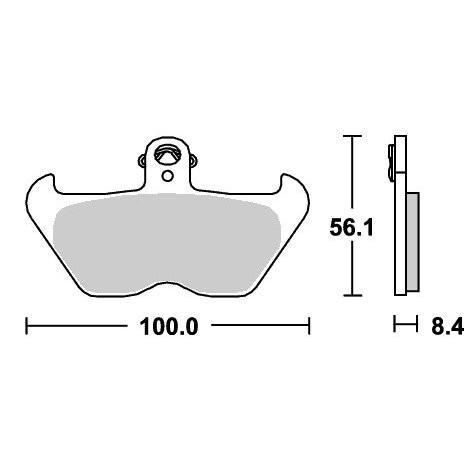 BMW K1200LT（99〜00年） ストリートエクセル（シンター）ブレーキパッド フロント用 703HS SBS（エスビーエス）｜hamashoparts2