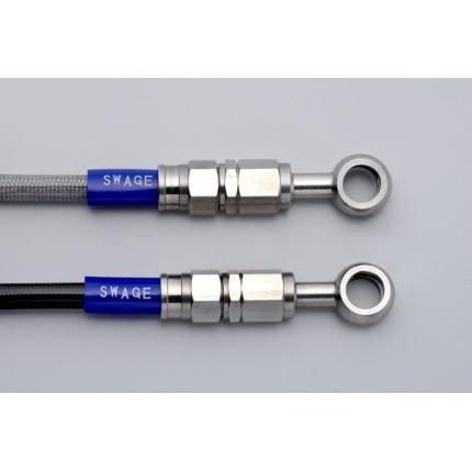 フロントブレーキホースキット クリアホース ステンレス XV1900CU