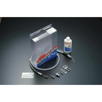 フロントブレーキホースキット スモークホース ステンレス アフリカツイン 93〜00年 スウェッジライン（SWAGE-LINE）