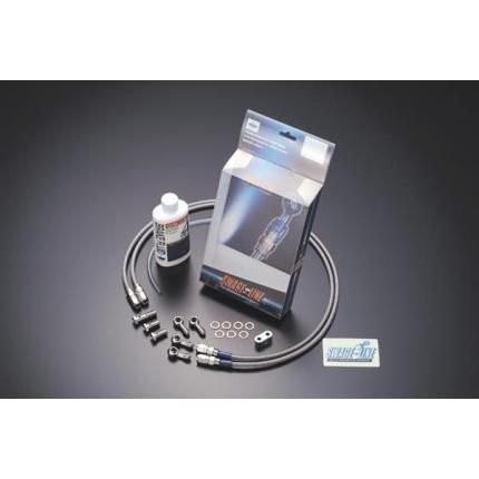 フロントブレーキホースキット スモークホース ステンレス VTR1000F（ファイヤーストーム）97〜05年 スウェッジライン（SWAGE-LINE）