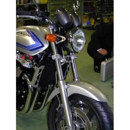 Swage-PRO フロントブレーキホースキット クリアホース シルバー