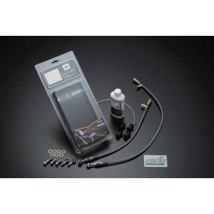 Swage-PRO フロントブレーキホースキット スモークホース シルバー