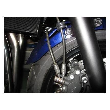 Swage-PRO フロントブレーキホースキット スモークホース シルバー