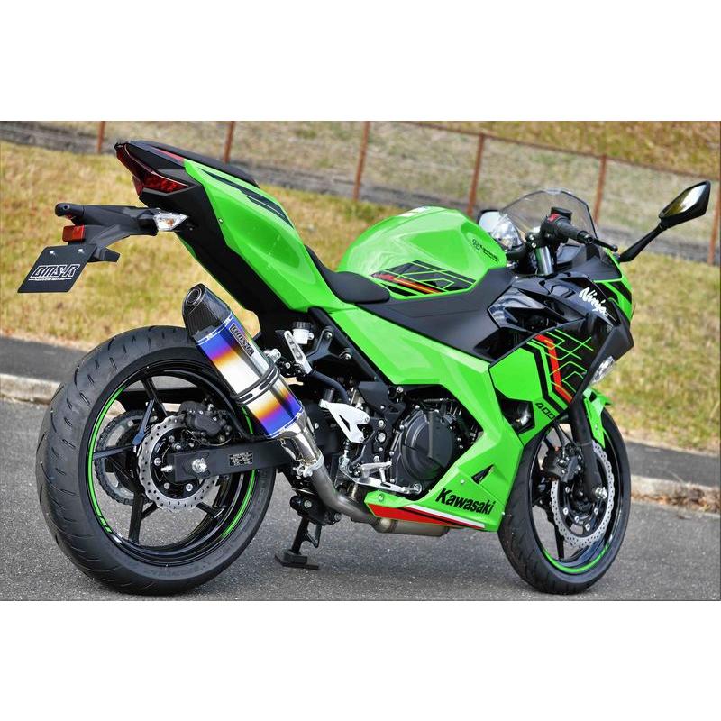 CORSA-EVO2 スリップオンマフラー ヒートチタンサイレンサー 政府認証 BMS-R（ビームス） Ninja400（ニンジャ）/Z400（18年〜）｜hamashoparts｜03