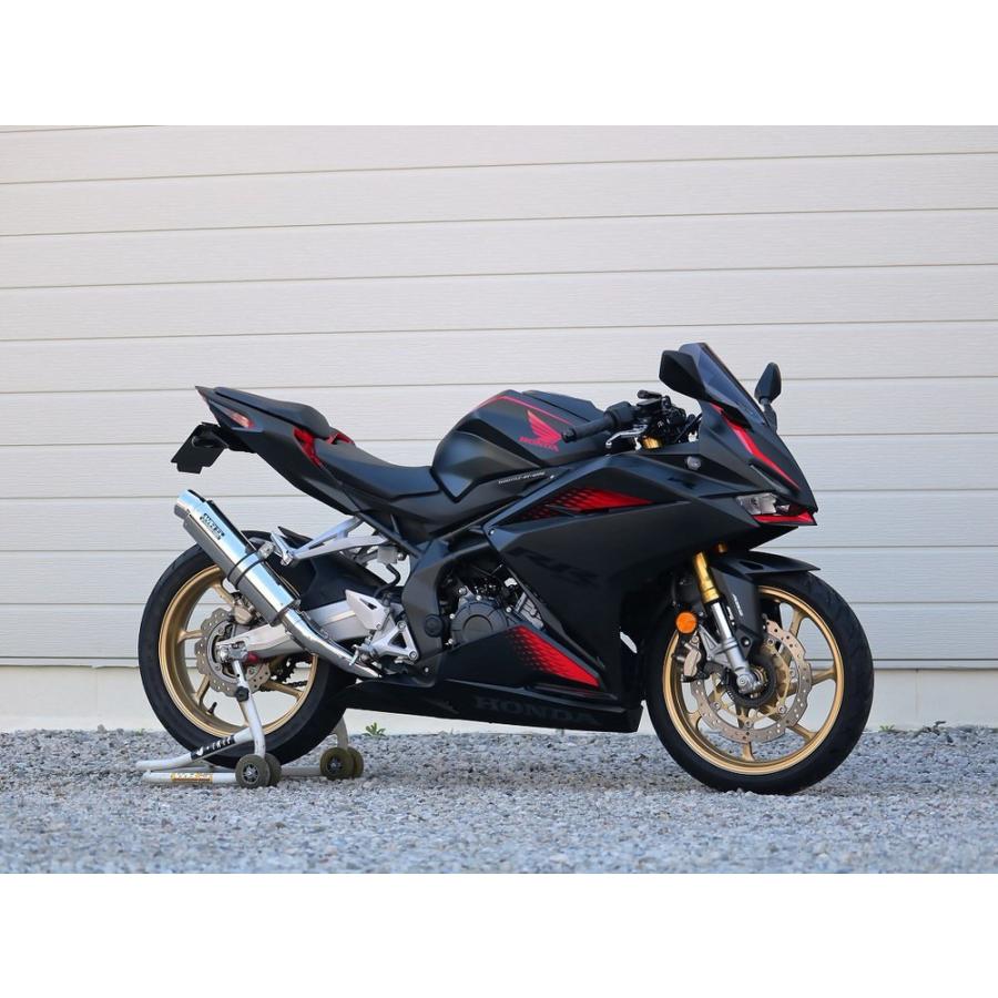 ラウンドタイプフルエキゾースト マフラー ステンレスサイレンサー仕様 WR'S（ダブルアールズ） CBR250RR（20年）の画像
