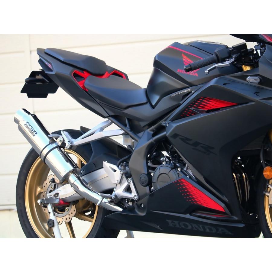 ラウンドタイプフルエキゾースト マフラー ステンレスサイレンサー仕様 WR'S（ダブルアールズ） CBR250RR（20年）の画像
