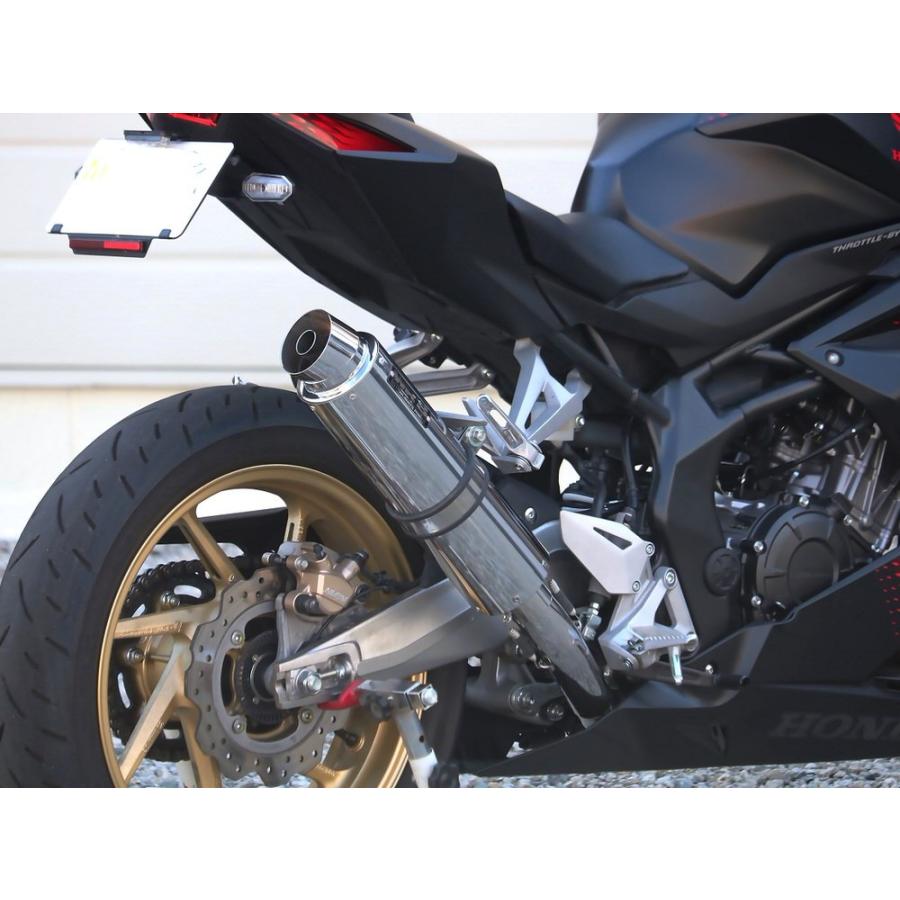 ラウンドタイプフルエキゾースト マフラー ステンレスサイレンサー仕様 WR'S（ダブルアールズ） CBR250RR（20年）の画像