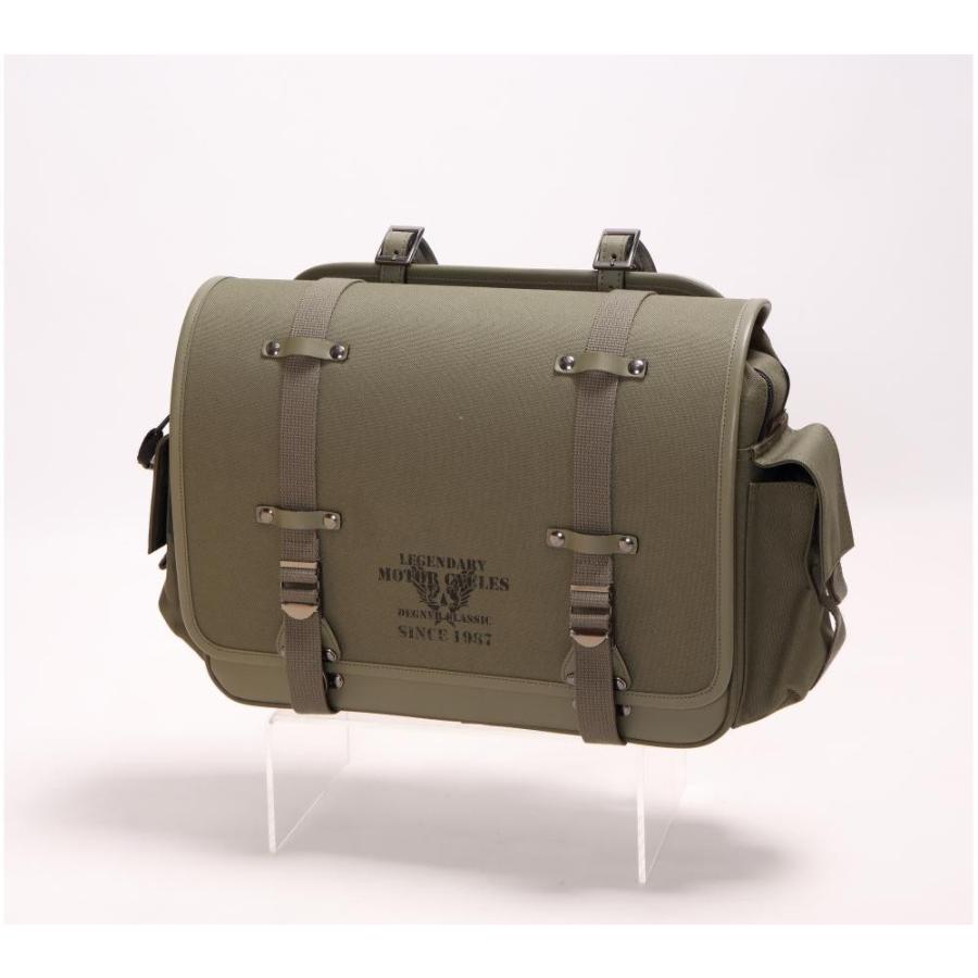 NB-132 ナイロンサドルバッグ カーキー 12リットル DEGNER（デグナー）