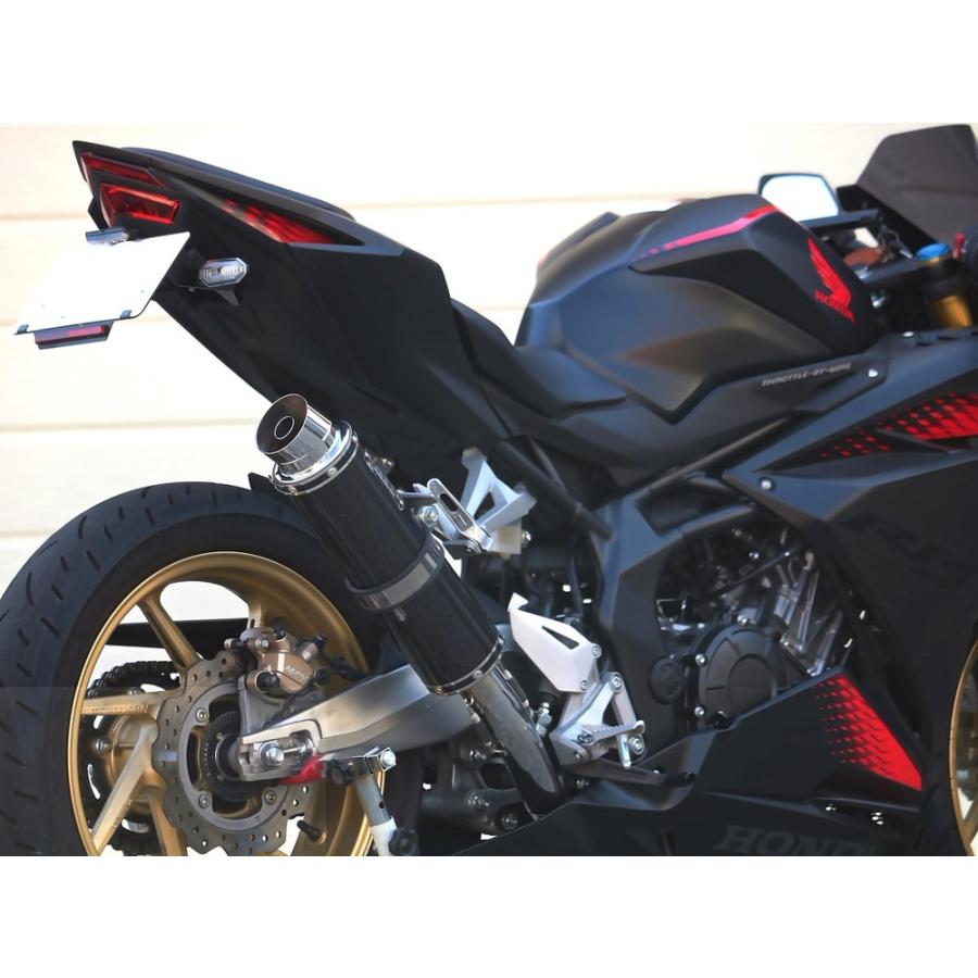 カーボン サイレンサークランプ付き　マフラー 検　cbr250rr mc22 ラウンドタイプフルエキゾースト マフラー カーボンサイレンサー仕様