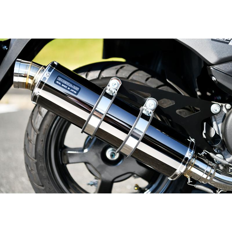 BEAMS バーグマンストリート125EX(8BJ-EA23M) R-EVO マフラー BEAMS バーグマンストリート125EX(8BJ-EA23M) R-EVO マフラー