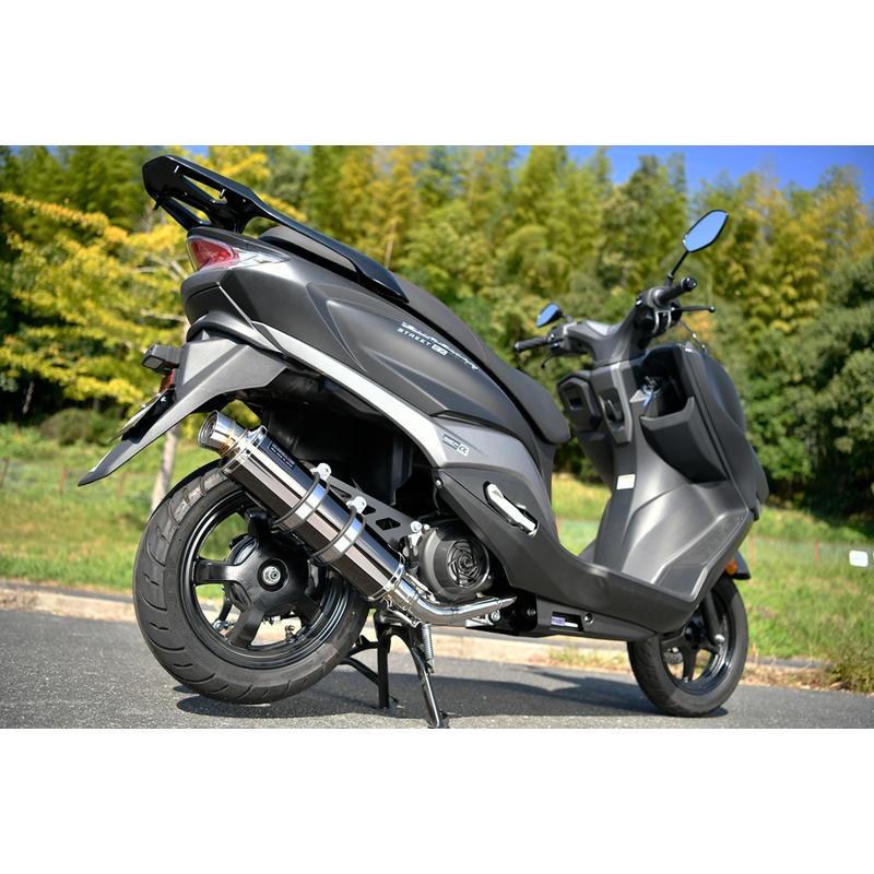 BEAMS バーグマンストリート125EX(8BJ-EA23M) R-EVO マフラー BEAMS バーグマンストリート125EX(8BJ-EA23M) R-EVO マフラー
