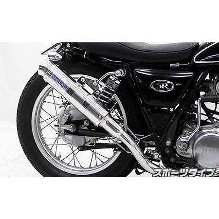 SR400用マフラー　フルエキゾースト RPM ゼファー400/ゼファーχ(ZR400C-G/89-00)用 RPM 67レーシング フル