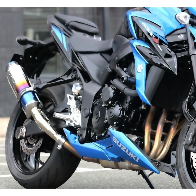 Rページ SS-OVAL焼き色タイプ スリップオンマフラー 政府認証 WR'S