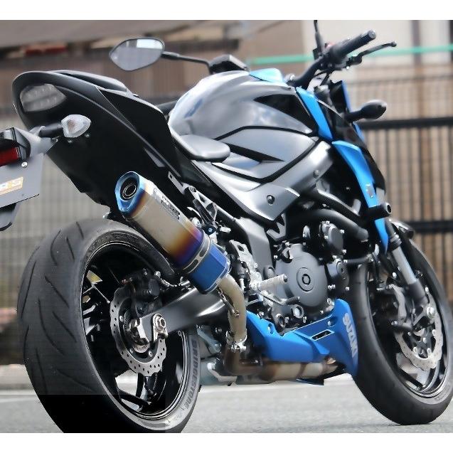 SS-OVAL焼き色タイプ スリップオンマフラー 政府認証 WR'S（ダブル