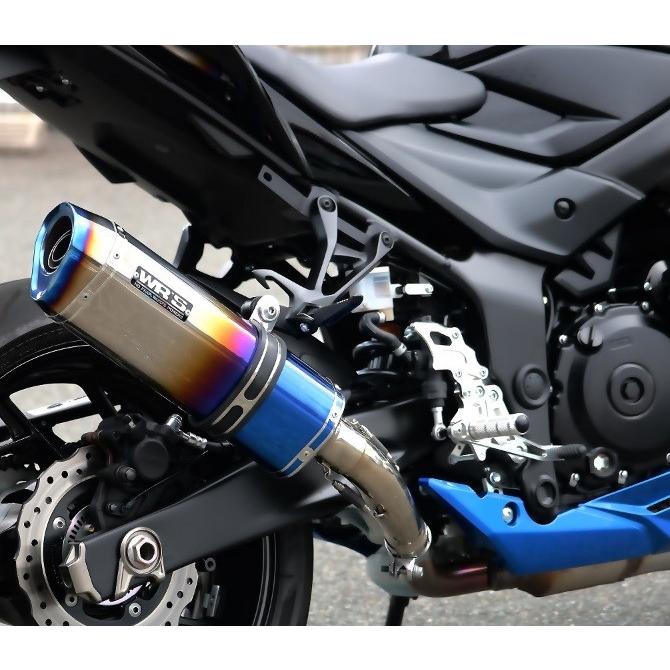 SS-OVAL焼き色タイプ スリップオンマフラー 政府認証 WR'S（ダブル