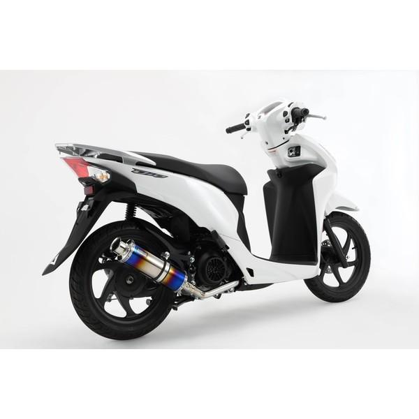 Dio110（ディオ110）JF58 SS300ヒートチタンマフラーSP 政府認証モデル BEAMS（ビームス）