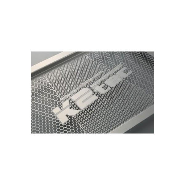 RZ250 ラジエターコアガード ステンレスヘアライン仕上げ K2-tec