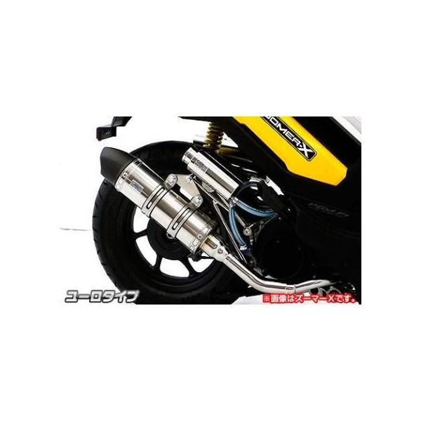 リード125（LEAD）EBJ-JF45 ロイヤルマフラー ユーロタイプ ステンレス 