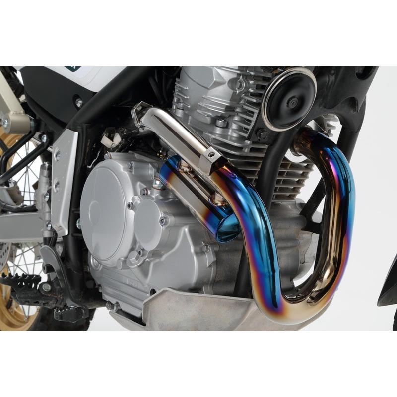セロー250FI（SEROW）08年〜 サブチャンバー付き フルチタンフロントパイプ BMS-R（ビームス）_1