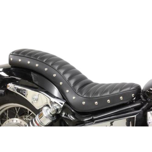 ヤマハ ドラッグスター400 タックロールコブラシート スタッズ付