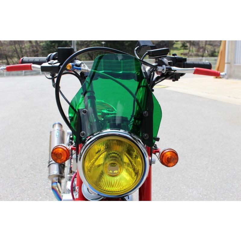APE50（エイプ） タイプZミニスクリーン・MONOグリーン MINIMOTO