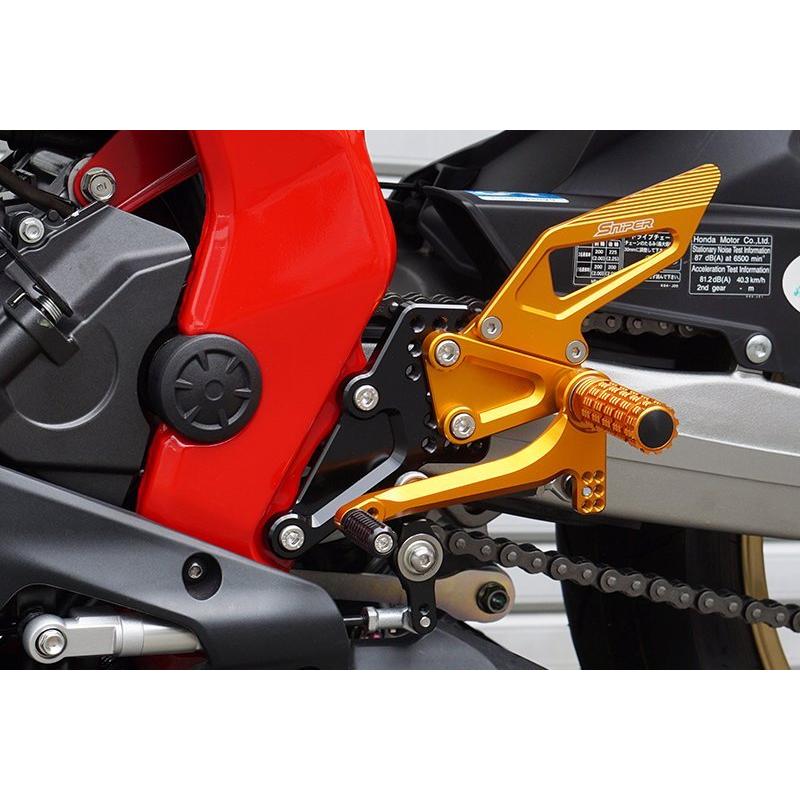 激安人気新品 スナイパー CBR250RR MC51 バックステップ赤 クイック