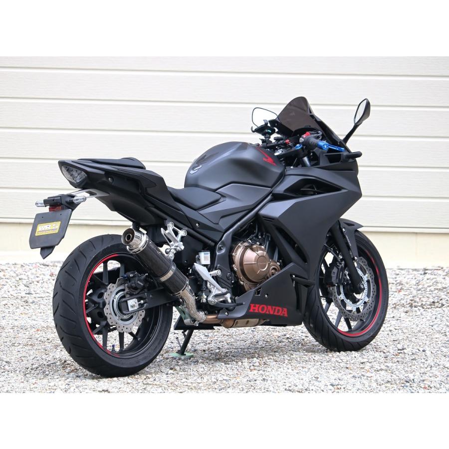 ラウンドタイプスリップオンマフラー カーボンサイレンサー仕様 WR'S