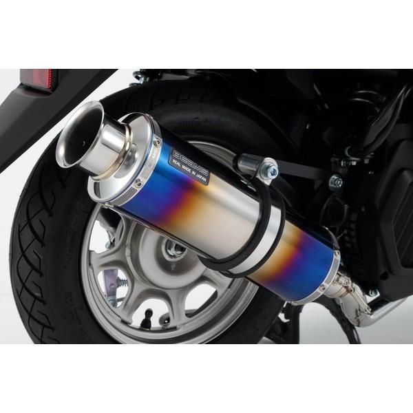 タクト（TACT）AF75 SS300ヒートチタンマフラーSP その向き免許模範例 BEAMS（ビームス） 車、バイク、自転車-バイク-フルエキゾースト