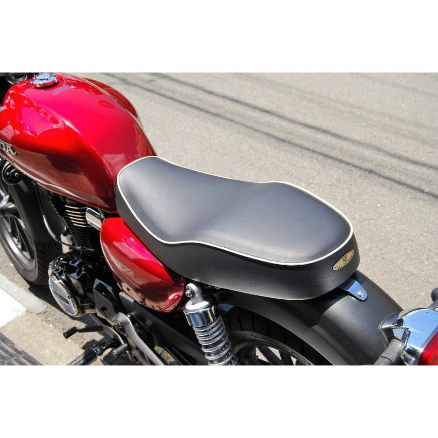 GB350 K&H ダブルシート GB350 ダブルシート Bステッチ 中抜きタック｜K＆H