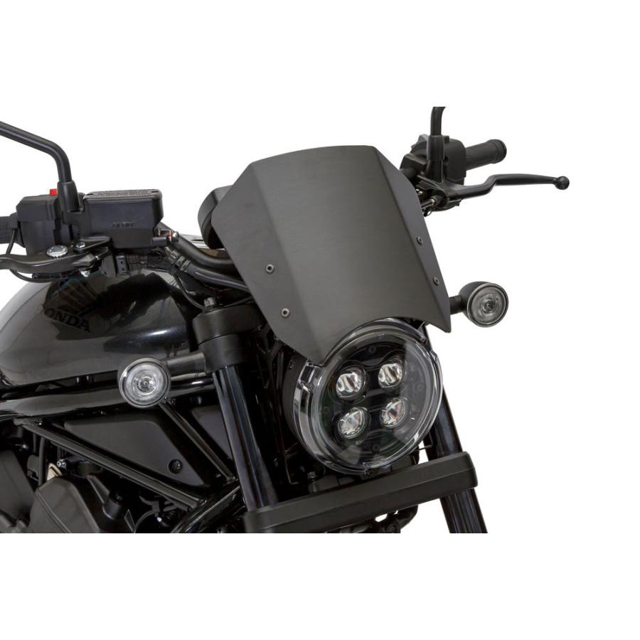 レブル1100 モリワキ　メーターバイザー美品 Rebel 1100 T DCT 社外品 モリワキ メーターバイザー ※セミ