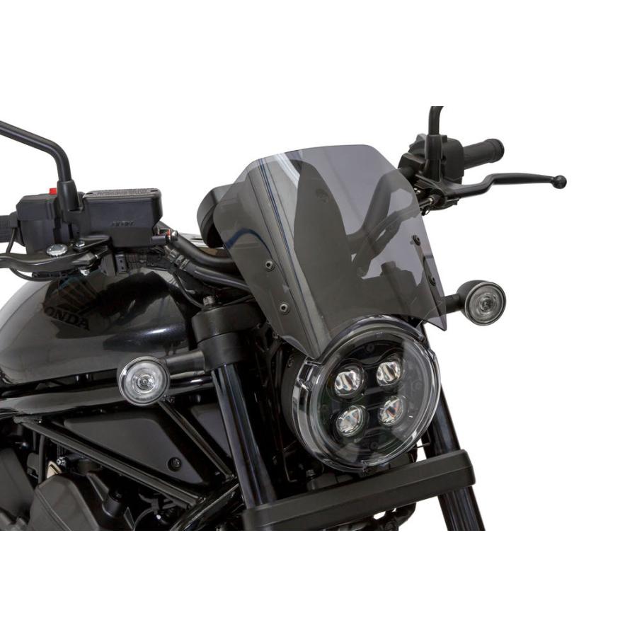 ヨシムラ（YOSHIMURA） メーターバイザーキットセミスモーク MORIWAKI