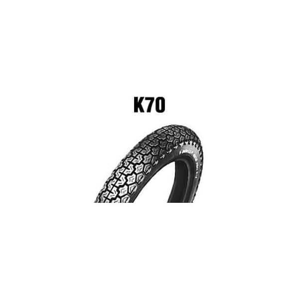 DUNLOP - ダンロップタイヤ（）K70（向こう正面）（後押し）3.25-19 4PR（54P） WT バイク用タイヤ、ホイール-バイク-車、バイク、自転車