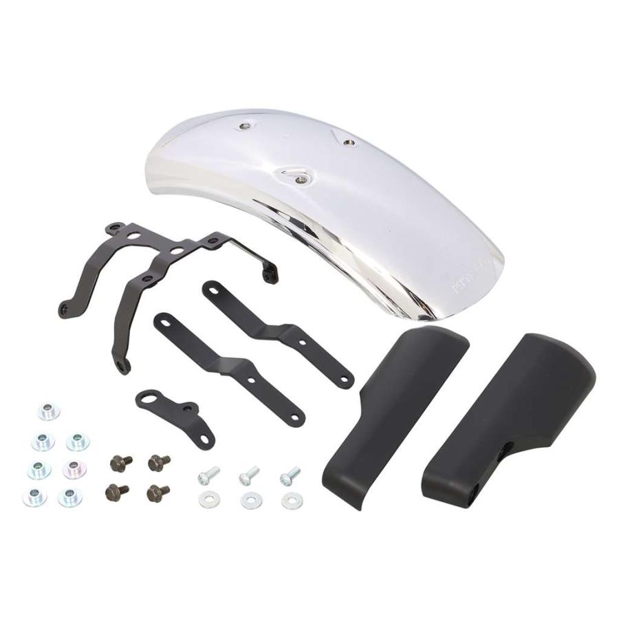 DAX125 メッキフロントフェンダー DAX125 フロントフェンダーキット クロームメッキ｜フロント
